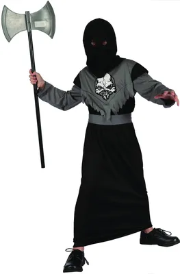 Produktbild von Scharfrichter Kostüm für Jungen M 7-9 Jahre (120-130 cm)