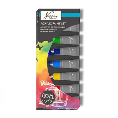 Produktbild von Nassau Acrylverf. Set 8 Farben