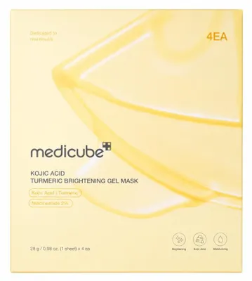 Produktbild von Medicube Brightening Kojic Acid Turmeric Gel Mask 4x28g