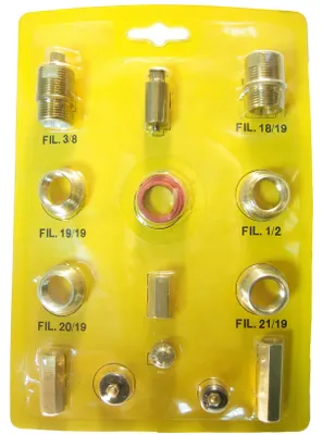 Produktbild von Ersatzset für Ventiloberteile von 3/8 bis 22 mm Messing