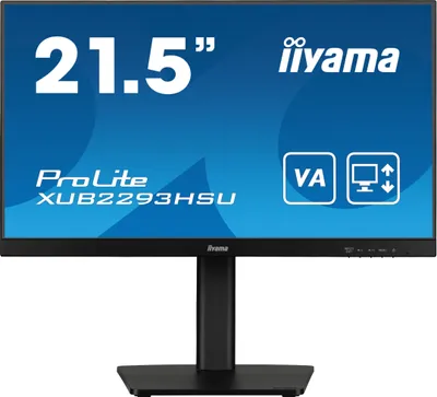 Produktbild von 21,5" IPS-panel, 1920x1080@100Hz, 15cm Height Adj. Stand, 300cd/m², Speakers, HDMI, DisplayPort, 1ms MPRT, USB 2x2.0
