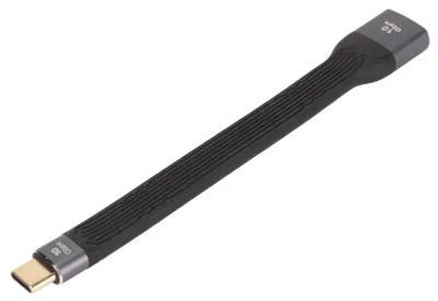 Zdjęcie produktu dla Kabel USB (gniazdo) – Type-C (wtyk) z elastyczną płytką drukowaną, prędkość 10 Gb/s, do szybkiego ładowania i transmisji danych, kabel przedłużający