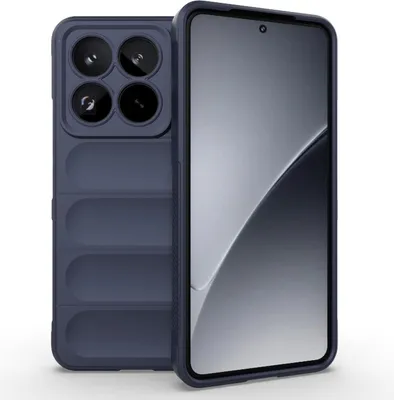 Produktbild von Mobigear Bumpy  Xiaomi 15 Pro Hülle Flexibles TPU Backcover - Dunkelblau