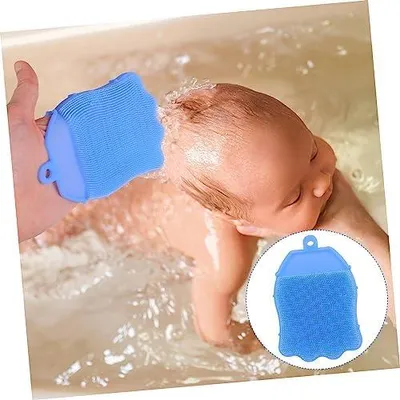 Produktbild von Silikonbürste zur Kopfreinigung und Massage für empfindliche Babyhaut
