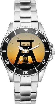 Produktbild von Bergmann Zeche Bergbau Kohle Geschenk Uhr 20476