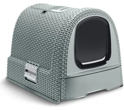Obrázek produktu pro Curver Eco-Friendly kočičí toaleta, barva: Misty blue