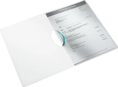 Produktbild von LEITZ Klemmhefter WOW ColorClip DI N A4 PP eisblau (80418551)