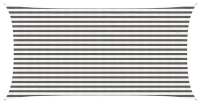 Zdjęcie produktu dla Żagiel przeciwsłoneczny Jasnoszary i biały. 2,5 x 4,5 m HDPE