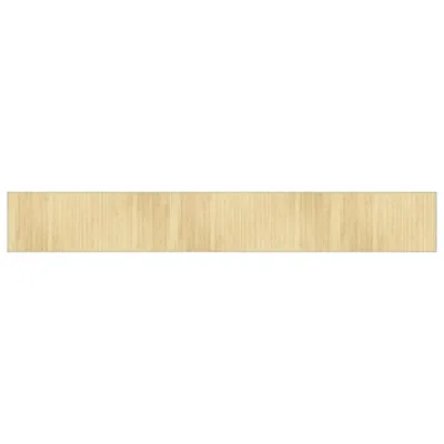 Immagine prodotto di vidaXL Tappeto rettangolare naturale chiaro 70x500 cm Bambù