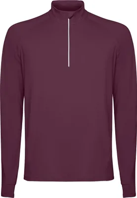 Productafbeelding van Roly - "Istanbul" sweatshirt met korte rits voor heren, lange mouwen, model PF4691 (3XL) (ploomrood)