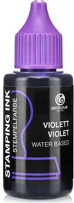 Produktbild von Stempelfarbe für Stempelkissen und Selbstfärber ohne Öl, violett 30 ml