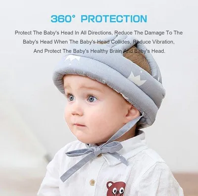 Produktbild von Kinderhelm aus Baumwolle für Babys von 6 bis 15 Monaten