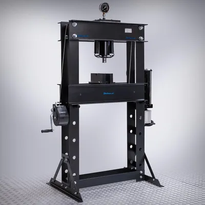 Produktbild von Hydropneumatische Werkstattpresse mit Handwinde - 50 Tonnen