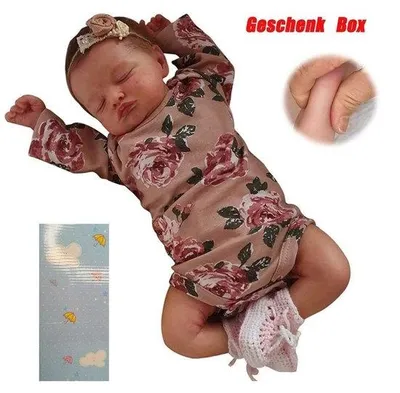 Produktbild von 20 Zoll (49 cm) Reborn-Baby-Puppe, süße schattige Schlafende Baby-Puppe