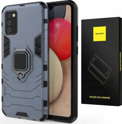 Obrázek produktu pro Pouzdro na telefon SPACECASE X-ring pro Galaxy A02s Modrá