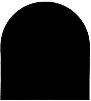 Produktbild von HOOZ Funkenschutzplatte – ESG Sicherheitsglas 6 mm, Rundbogen Bodenschutz Glasplatte mit Facettenschliff, hitzebeständig bis 300 °C, Schwarz 100x80 cm
