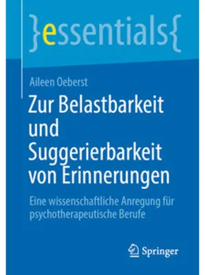 Obrázek produktu pro Zur Belastbarkeit und Suggerierbarkeit von Erinnerungen