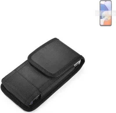 Produktbild von Holster Gürteltasche kompatibel mit Samsung Galaxy A14 5G Holster Gürtel Tasche wasserabweisend Handy Hülle Schutz Hülle Outdoor schwarz K-S-Trade