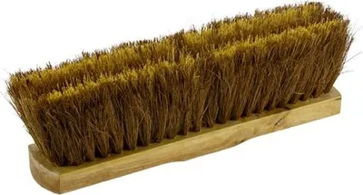 Image de Balai professionnel Cocosveger, mélange coco et PPN, dos verni, 32 cm