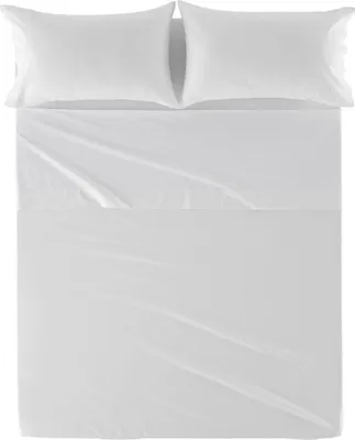 Produktbild von Basic Oberlaken Weiss  160x270 cm (Standardgrösse) 100% Baumwolle Hergestellt in Europa