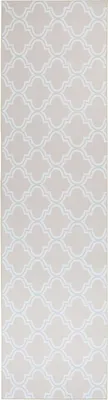 Obrázok produktu pre BELIANI Koberec béžový polyester 80 x 300 cm s marockým vzorom behúň moderná kuchyňa chodba