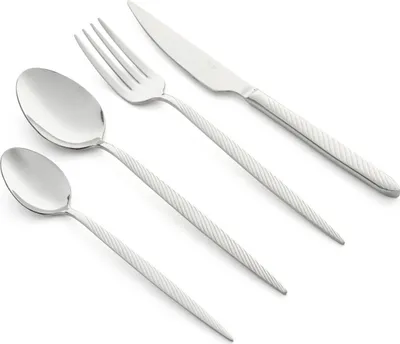 Obrázok produktu pre Hermia Concept, Venedik24, príbor, sada príborov (24-dielna), strieborná, nerezová oceľ,