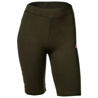 Produktbild von ellesse Damen Shorts TOUR - Biker Shorts, Stretch, Logo-Print Grün XS