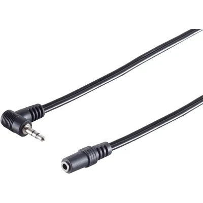 Produktbild von Winkel-Klinkenst. 2,5mm - 3,5mm Klinkenbuchse 0,2m