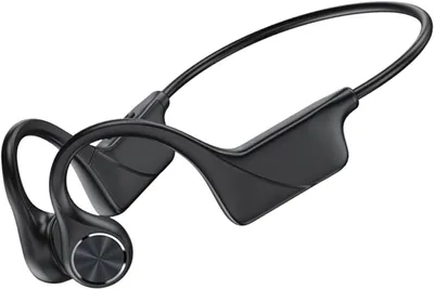 Produktbild von SANOTO Bluetooth 5.3 Knochenschall Kopfhörer, Kabellos Open Ear Bone Conduction Kopfhörer, IPX5 Wasserdicht, Staubdicht, Sportkopfhörer