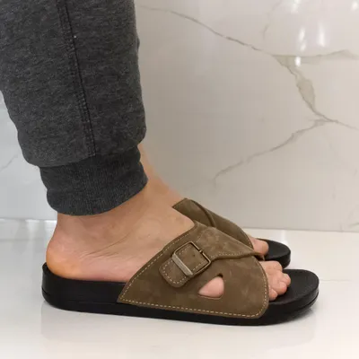 Obrázok produktu pre Pánske hnedé šľapky BENNY
