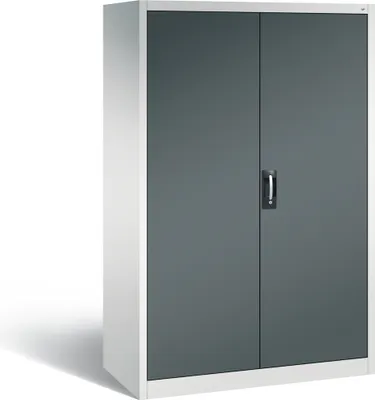 Produktbild von C+P Werkstattschrank | HxBxT 195x120x60cm | Lichtgrau/Anthrazit