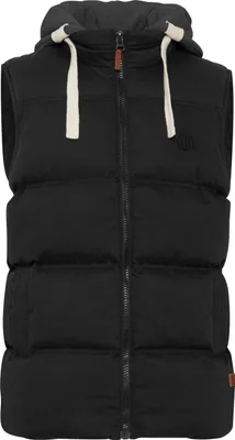 BLEND BHJens Herren Weste Steppweste Outdoor Weste mit Kapuze Stehkragen Eingrifftaschen Regular fit