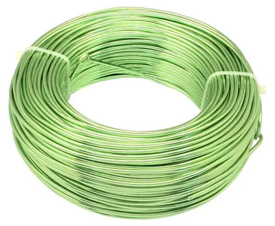 Aluminiumdraht 2 mm / 12 Gauge, 55 m, Rasengrün – für DIY & Schmuck