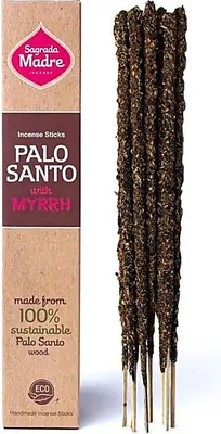 Produktbild von Sagrada Madre Räucherwerk Palo Santo & Myrrhe -- ±30g online bestellen