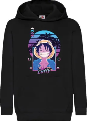 Produktbild von Kinder Kapuzenpullover Manga Japan Anime Comics Animation One Manga Piece Anime 0022, 7-8-Jahr -одини / Schwarz