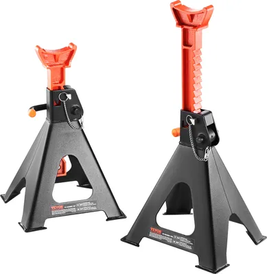Immagine prodotto di VEVOR cavalletti per cric 6 t Cavalletto per officina, 360-585 mm Cavalletto per cric regolabile in altezza, 260 x 230 x 360 mm Cavalletto per officina per SUV, pick-up, auto, UTV, ATV, ecc.