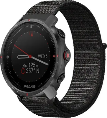 Produktbild von Strap-it Polar Grit X Pro Nylonarmband (Schwarz)
