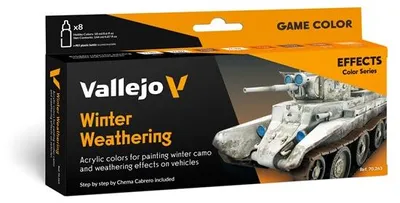 Produktbild von Vallejo 70.263 - Farb-Set Winteralterung, 8 x 18 ml - Neu