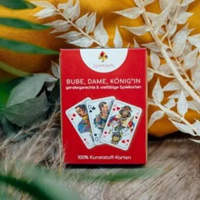 Produktbild von Gendergerechtes Kartendeck (100% Kunststoffkarten)