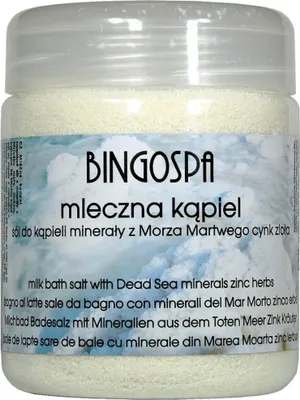 Produktbild von BingoSpa Mleczna kąpiel z minerałami z Morza Martwego, 550 g