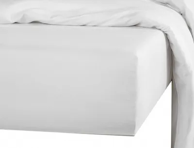Produktbild von spannbettlaken Olivia180 x 200 cm Baumwolle weiß