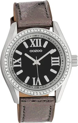 Produktbild von Oozoo Damen Armbanduhr braun Analog Timepieces Lederarmband D2UOC10267