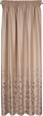 Produktbild von Eurofirany 460513, Durchscheinend, Beige, Muster, Polyester, Aufhängungshaken, 200 g/m²