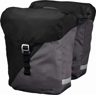 Immagine prodotto di Borsa doppia Racktime System Vida 2.0 nero/grigio, incl. adattatore Snapit 2.0