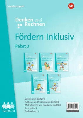 Produktbild von Fördern Inklusiv. Hefte 10-14 im Paket Denken und Rechnen Ausgabe 2024