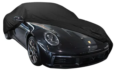 Image de Housse de voiture extérieure adaptée à Porsche 911 (992) Noir Imperméable et