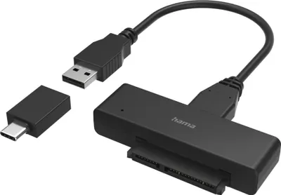 Produktbild von Hama USB-Festplattenadapter 2,5" oder 3,5" SSD /HDD