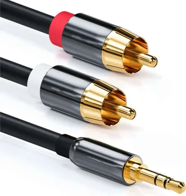 Produktbild von Klinke auf Cinch Kabel 5M 3,5mm Klinke Chinch Stereo Audio Kabel