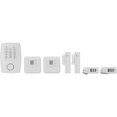 Produktbild von Smartwares HA32S Drahtloses Alarmsystem, Weiß, Tasten, Kunststoff, Telefonleitung, 110 dB, 433 MHz