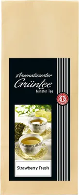 Produktbild von Schrader Grüner Tee Strawberry Fresh, aromatisiert